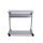 rocada ZETA PC-Tisch mit Rollen lichtgrau 80,0 x 50,0 x 79,0 cm