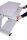 rocada ZETA PC-Tisch mit Rollen lichtgrau 80,0 x 50,0 x 79,0 cm