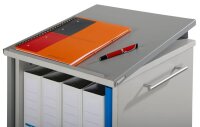 rocada Caddy Bürowagen grau 5 Ebenen 47,0 x 42,4 x 120,0 cm