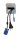 rocada Caddy Bürowagen grau 5 Ebenen 47,0 x 42,4 x 120,0 cm