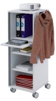 rocada Caddy Bürowagen buche 5 Ebenen 47,0 x 42,4 x 120,0 cm