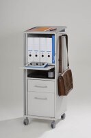 rocada Caddy Plus Bürowagen grau 5 Ebenen 47,0 x...