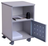 rocada Bürowagen grau 3 Ebenen 47,0 x 48,5 x 67,5 cm
