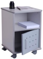 rocada Bürowagen grau 3 Ebenen 47,0 x 48,5 x 67,5 cm