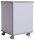 rocada Bürowagen grau 3 Ebenen 47,0 x 48,5 x 67,5 cm