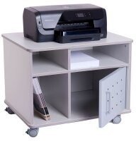 rocada Bürowagen grau 3 Ebenen 72,0 x 59,0 x 57,5 cm
