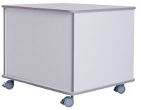 rocada Bürowagen grau 3 Ebenen 72,0 x 59,0 x 57,5 cm