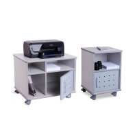 rocada Bürowagen grau 3 Ebenen 72,0 x 59,0 x 57,5 cm