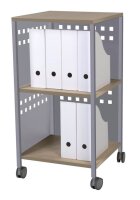 rocada Bürowagen buche 3 Ebenen 45,0 x 45,0 x 86,0 cm