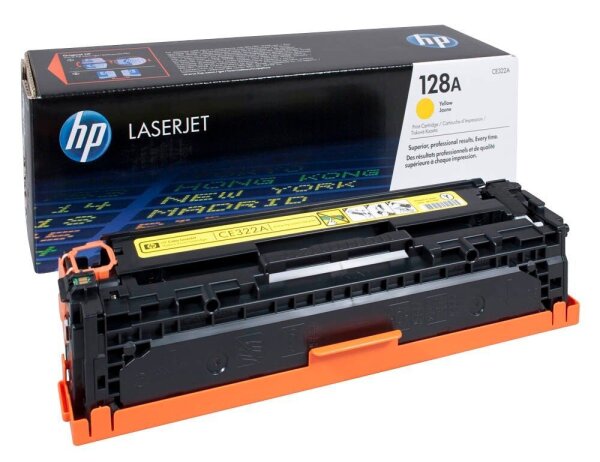 HP 128A (CE322A) gelb Tonerkartusche