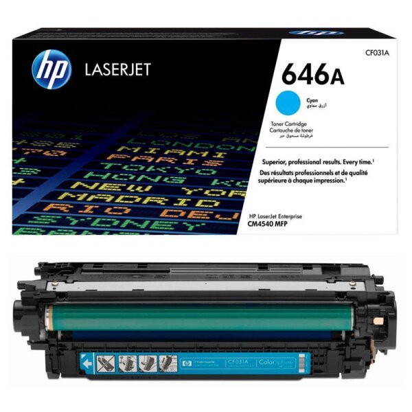 HP 646A (CF031A) cyan Tonerkartusche