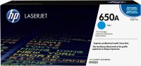 HP 650A (CE271A) cyan Tonerkartusche