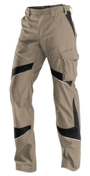 KÜBLER® Herren Arbeitshose "ACTIVIQ" kaki, schwarz Größe 58