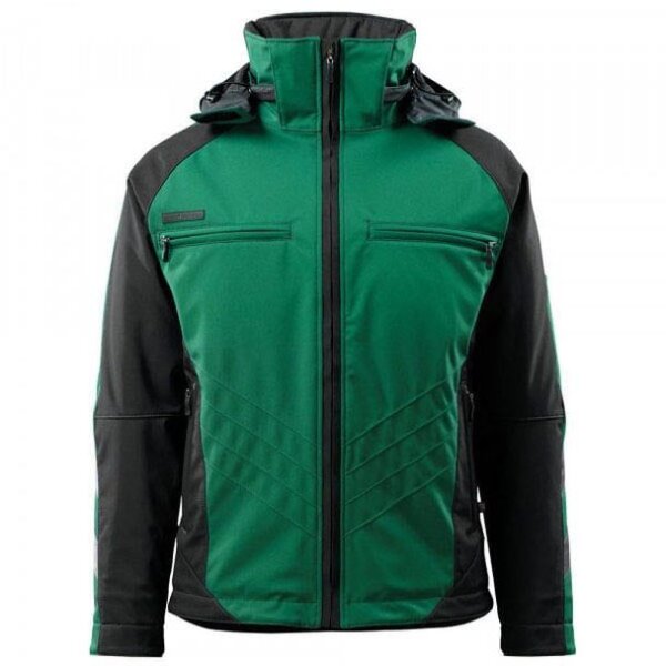 MASCOT® Herren Softshelljacke "DARMSTADT" Unique grün, schwarz Größe 2XL