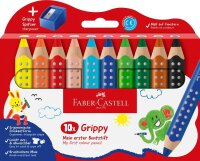 FABER-CASTELL Grippy Malset farbsortiert, 10 St.