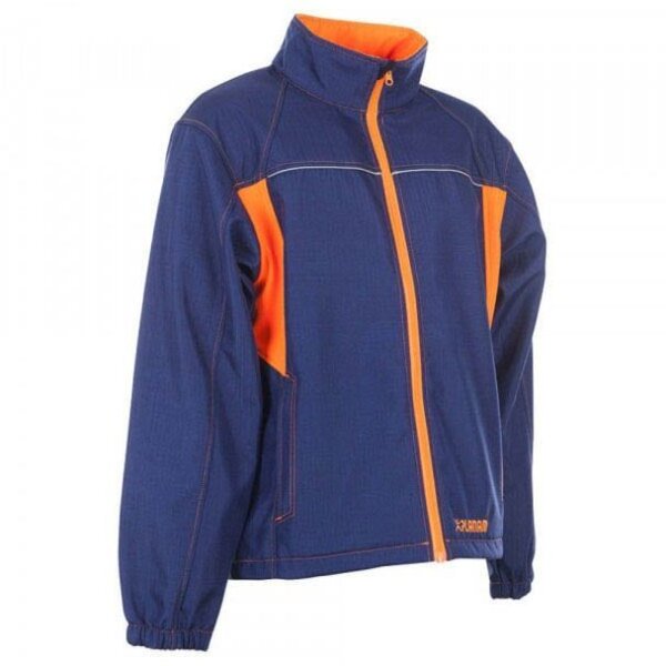 PLANAM® Herren Softshelljacke "BASALT NEON" marine Größe M