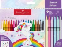 AKTION: FABER-CASTELL Einhorn Filzstifte farbsortiert, 24...