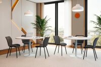 meet powered by PAPERFLOW Besucherstühle LINE CHLINEX2.01.02 grau Stoff, 2 St.