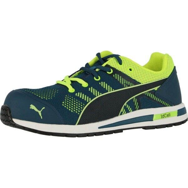 PUMA® Herren S1P Sicherheitsschuhe "ELEVATE KNIT GREEN LOW" URBAN PROTECT blau Größe 47