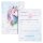Häfft® Verlag Einladungskarten 10842-6 Einhorn DIN A6, 12 Pack