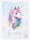 Häfft® Verlag Einladungskarten 10842-6 Einhorn DIN A6, 12 Pack