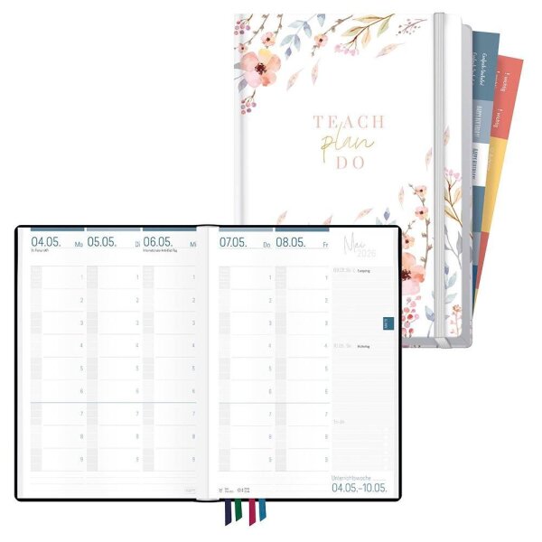 Häfft® Verlag Lehrerkalender August 2025 - Juli 2026 weiß, 1 St.