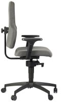 meychair Bürostuhl Workster Basic One, 79509 Stoff grau, Gestell schwarz