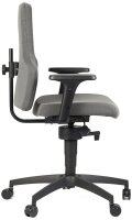 meychair Bürostuhl Workster Basic One, 79509 Stoff grau, Gestell schwarz