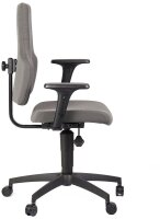 meychair Bürostuhl Workster Basic One, 79510 Stoff grau, Gestell schwarz