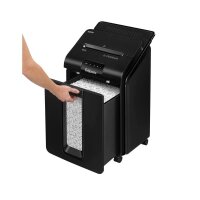 AKTION: Fellowes AutoMax 100M Aktenvernichter mit Partikelschnitt P-4, 4 x 10 mm, bis 100 Blatt, schwarz mit 25 Euro CashBack