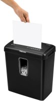 Fellowes Powershred P-30C Aktenvernichter mit Partikelschnitt P-4, 4 x 34 mm, bis 6 Blatt, schwarz