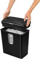 Fellowes Powershred P-30C Aktenvernichter mit Partikelschnitt P-4, 4 x 34 mm, bis 6 Blatt, schwarz