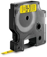 DYMO Schriftband D1 43618 S0720790, 6 mm, schwarz auf gelb, 1 St.