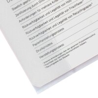 OXFORD Heftumschlag transparent DIN A5