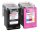 edding EDD-708 schwarz, color Druckerpatronen kompatibel zu HP 303XL (T6N04AE/T6N03AE), 2er-Set