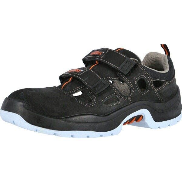 ruNNex® unisex S1 Sicherheitssandalen "5100" TeamStar schwarz Größe 50