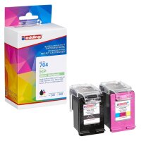 edding EDD-704 schwarz, color Druckerpatronen kompatibel...