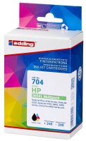 edding EDD-704 schwarz, color Druckerpatronen kompatibel zu HP 305XL (3YM62AE/3YM63AE), 2er-Set
