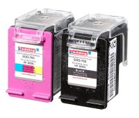 edding EDD-704 schwarz, color Druckerpatronen kompatibel zu HP 305XL (3YM62AE/3YM63AE), 2er-Set