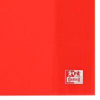 OXFORD Heftumschlag rot Kunststoff DIN A4