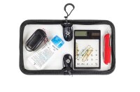 FolderSys Reißverschlussbeutel Mini DIN A6 transparent/schwarz 0,5 mm, 1 St.