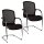 Topstar Besucherstühle Open Chair 100 OC590 T20 schwarz Stoff, 2 St.