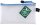 FolderSys Reißverschlussbeutel DIN lang transparent/blau 0,20 cm, 1 St.