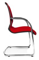 Topstar Besucherstühle Open Chair 100 OC590 T31 rot Stoff, 2 St.