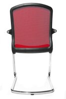 Topstar Besucherstühle Open Chair 100 OC590 T31 rot Stoff, 2 St.