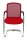 Topstar Besucherstühle Open Chair 100 OC590 T31 rot Stoff, 2 St.