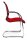Topstar Besucherstühle Open Chair 100 OC590 T31 rot Stoff, 2 St.