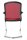 Topstar Besucherstühle Open Chair 100 OC590 T31 rot Stoff, 2 St.