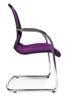 Topstar Besucherstühle Open Chair 100 OC590 T33 lila Stoff, 2 St.