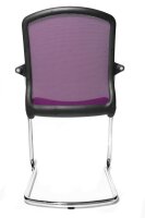 Topstar Besucherstühle Open Chair 100 OC590 T33 lila Stoff, 2 St.